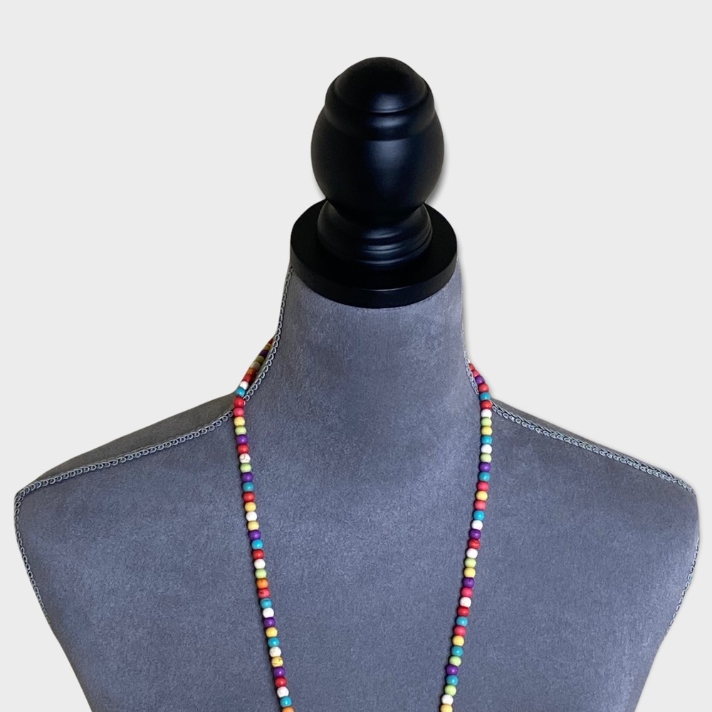 Boho Bead Necklace - Picture 4 of 9
